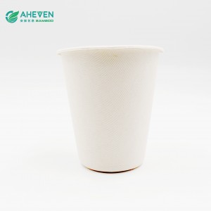 China Manufacture of Natural Disposable Eco Sugarcane Bagasse Cups 8 oz