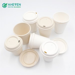 China Manufacture of Natural Disposable Eco Sugarcane Bagasse Cups 8 oz