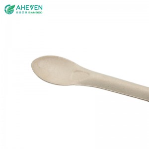 Easy to Use Hot Sale Bagasse Disposable Spoon Fork Knife Set
